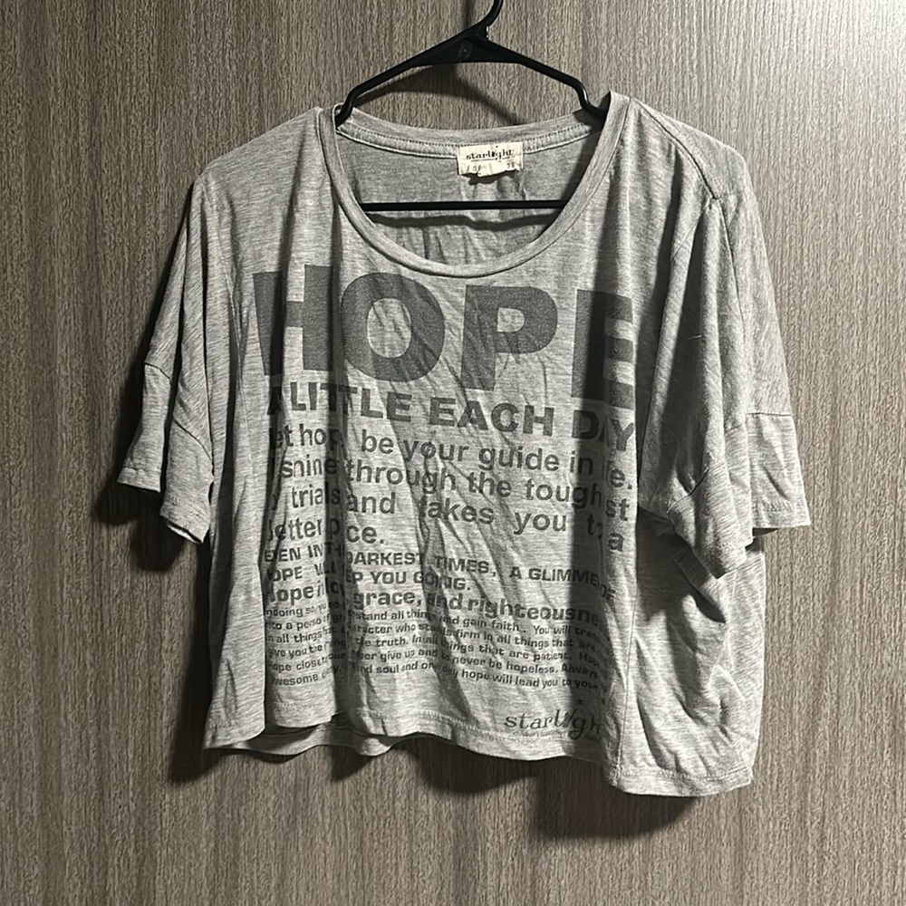 Workout crop top